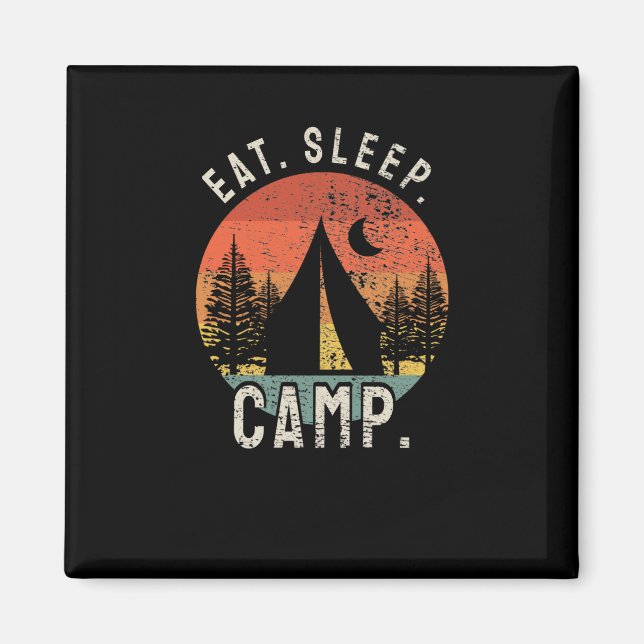 Camping - Eat Sleep Camp Magnet (Front)