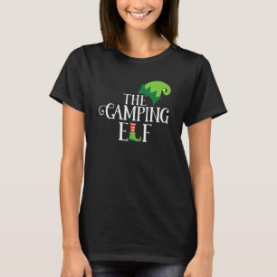Camping Elf Matching Family Group Christmas Party T-Shirt