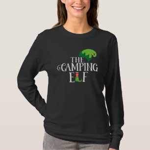 Camping Elf Matching Family Group Christmas Party  T-Shirt