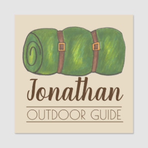 Camping Equipment Camp Hiking Sleeping Bag Name Tag