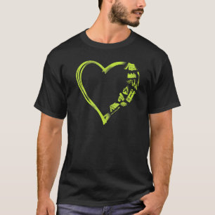 Camping Equipment Motorhome Heart Tent T-Shirt