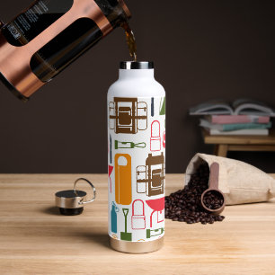 Camping essentials theme Water Bottle