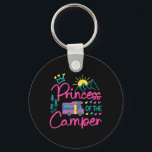 Camping Family Girl Campervan Motorhome Princess C Key Ring<br><div class="desc">Camping Family Girl Campervan Motorhome Princess Camper</div>