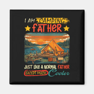 Camping father definition much cooler father's day magnet