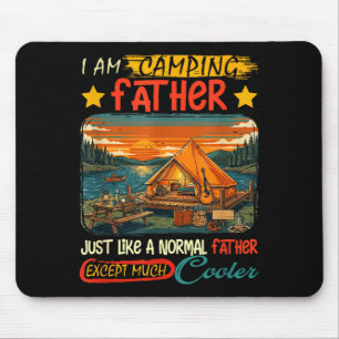 Camping father definition much cooler father's day mouse pad