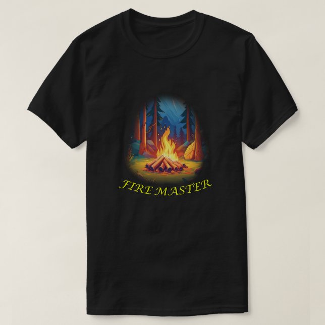 Camping Fire Master  T-Shirt (Design Front)