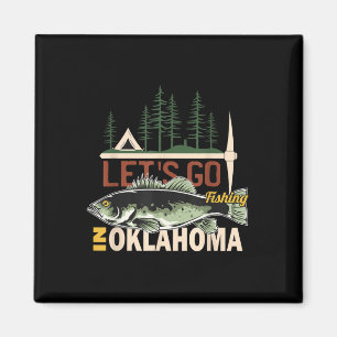 Camping Fishing In Oklahoma - Nature Oklahoma Fish Magnet