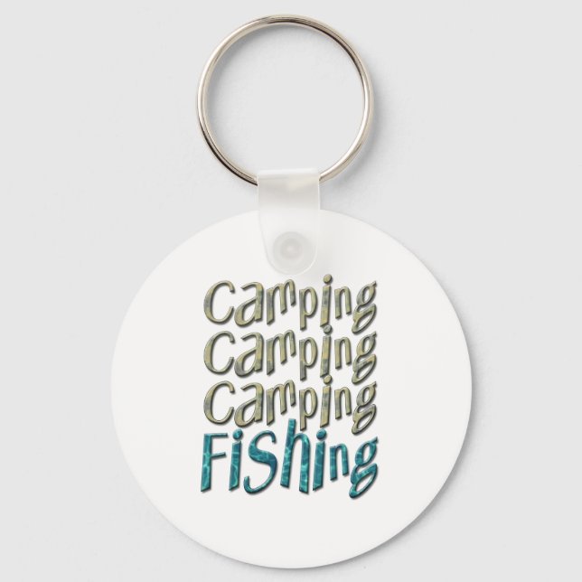 Camping Fishing Key Ring (Front)
