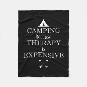 Camping fleece blanket