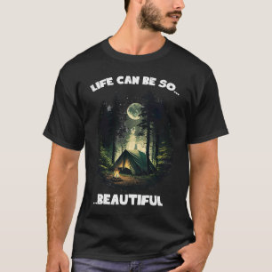 Camping Forest World Explore Backpacker Nature Ten T-Shirt