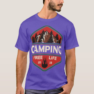 Camping Free Life T-Shirt
