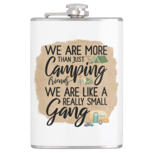 Camping Friends Small Gang Coffee Mug Hip Flask