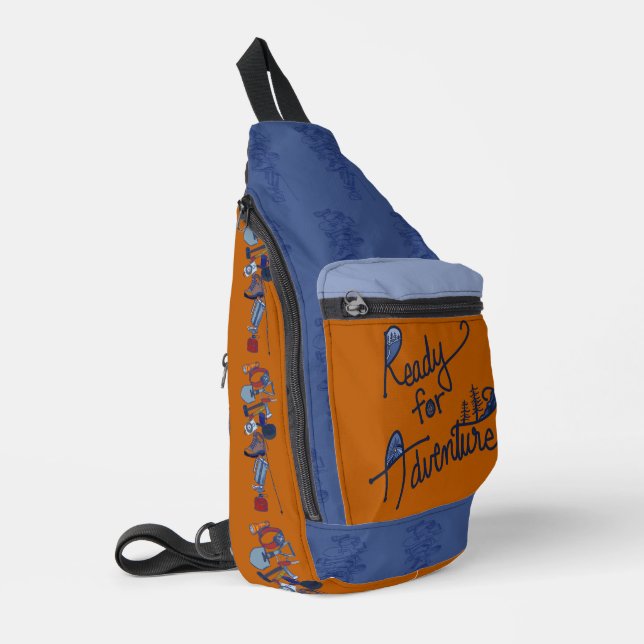 Camping Gear Print Cut Sew Bag (Left Corner)