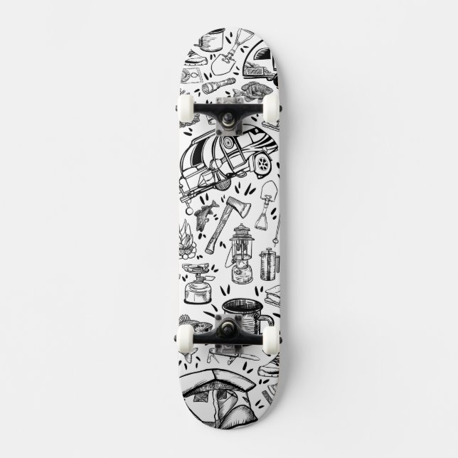 Camping Gear Skateboard (Front)