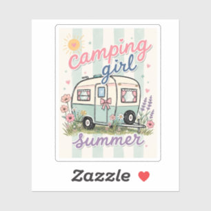 Camping Girl Summer Trip
