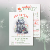 Camping Glamping Wildflowers Bachelorette Party