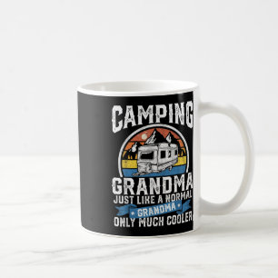 Camping Grandma Funny Camper Rv Retro Outdoors Wom Coffee Mug