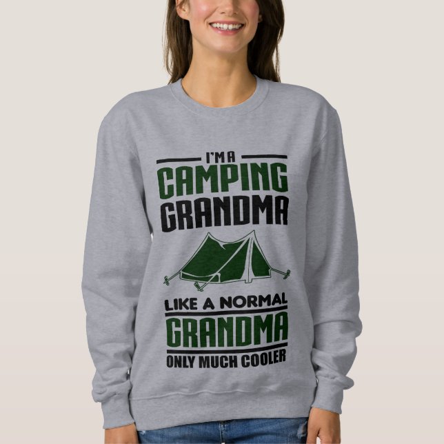 Camping Grandma Sweatshirt (Front)