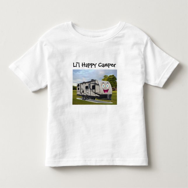 Camping  Happy Retirement in ithe RV by Funnycoomb Toddler T-Shirt (Front)