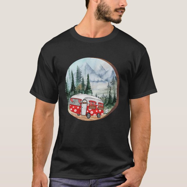 camping hiking and mountain climbers dream T-Shirt (Front)