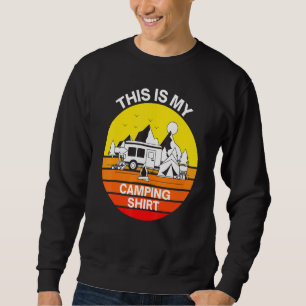 Camping Hiking Fishing Camping Outdoors Bonfire Sweatshirt