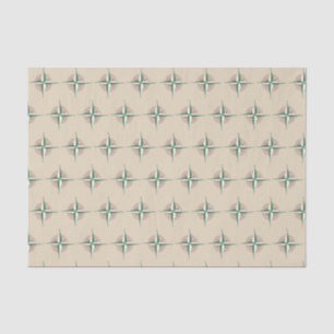 Camping Hiking Outdoor Camping Camp Compass Print Tissue Paper