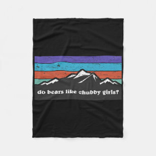 Camping Hiking Outdoor Mountain, Do Bears Like Chu Fleece Blanket