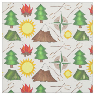 Camping Hiking Summer Camp Fabric Tent Sun Smores
