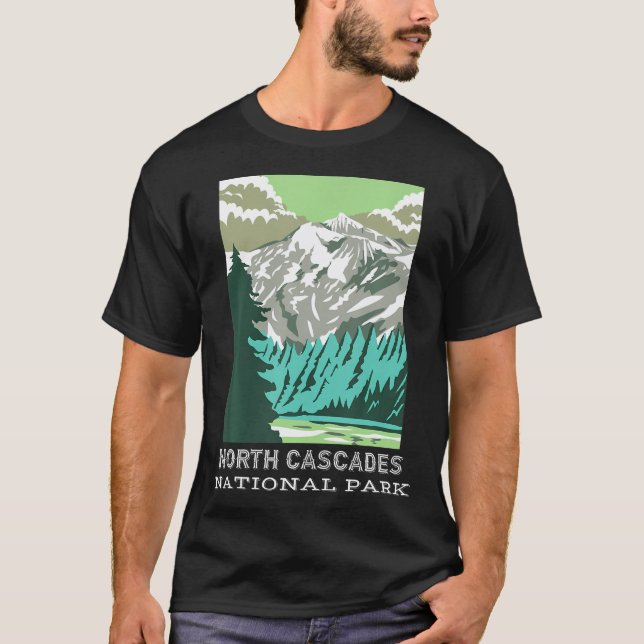 Camping Hiking T-Shirt (Front)