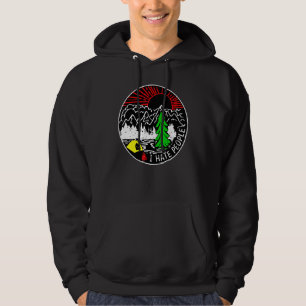 Camping i Hate People Adventure Hoodie