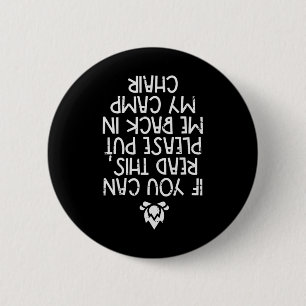 Camping If You Can Read This Funny Camper Men Wome 6 Cm Round Badge