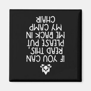 Camping If You Can Read This Funny Camper Men Wome Magnet