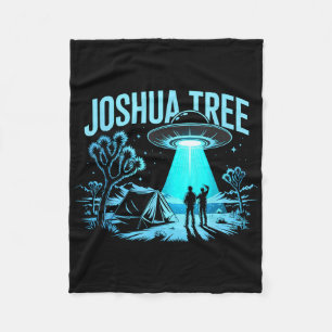 Camping In Joshua Tree Fleece Blanket