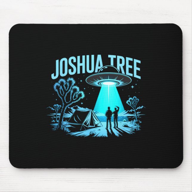 Camping In Joshua Tree  Mouse Pad (Front)