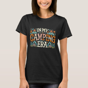 Camping In My Camping Era Retro Groovy Summer T-Shirt