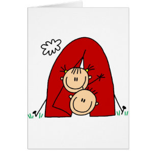 Camping In Tent Card