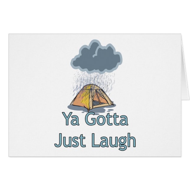 Camping in the Rain (Front Horizontal)