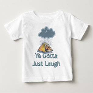 Camping in the Rain Baby T-Shirt