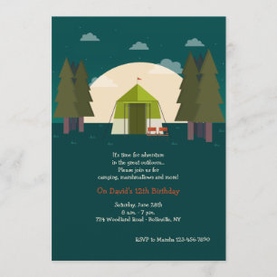Camping Invitations
