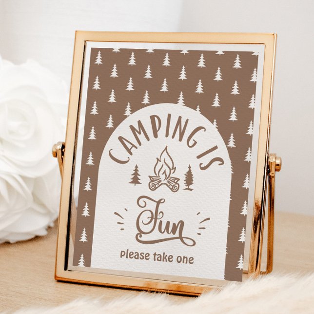 Camping is fun One Happy Camper Poster (Creator Uploaded)