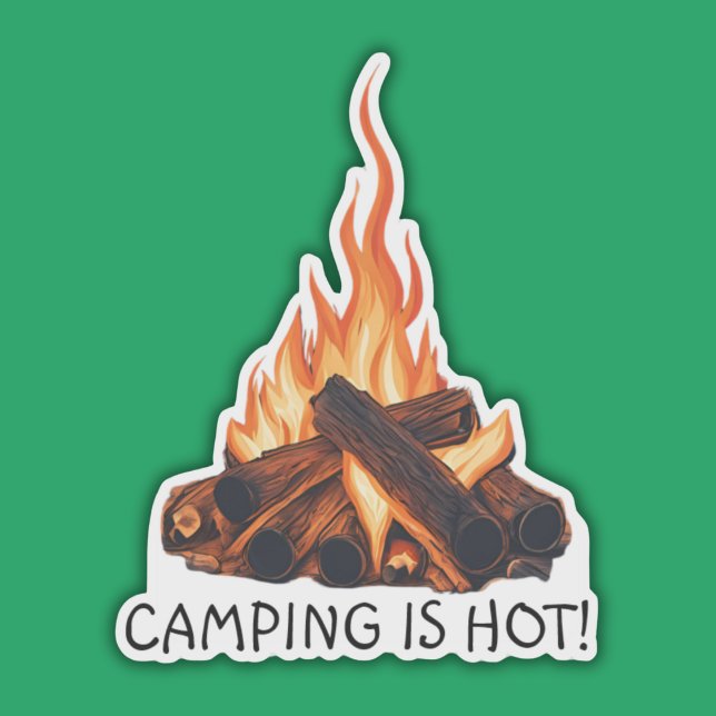 Camping Is Hot! Waterproof  (Creator Uploaded)