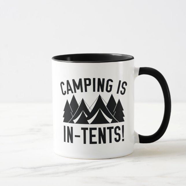 Camping Is In-Tents! Mug (Right)