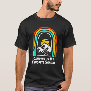 Camping Is My Favorite Season Camper Summer Camp T T-Shirt