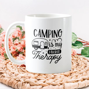 Camping is My Favourite Therapy Coffee Mug