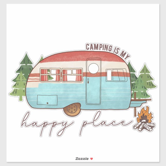 Camping is my happy place (Sheet)