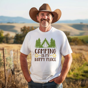 Camping is my Happy Place T-Shirt