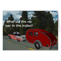 Camping Is My Life Funny Joke Greeting Card