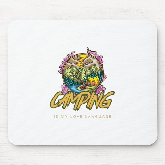 Camping Is My Love Language  Mouse Pad (Front)