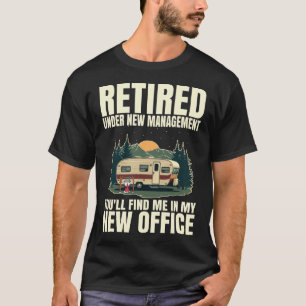 Camping Is My Retirement Plan Funny Camper Camp T-Shirt