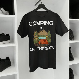 Camping Is My Therapy Camping Lovers T-Shirt